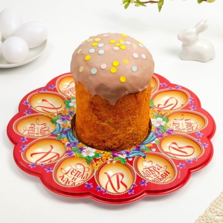Easter stand "with a bright Easter", a butterfly, for 12 eggs and a cake-4