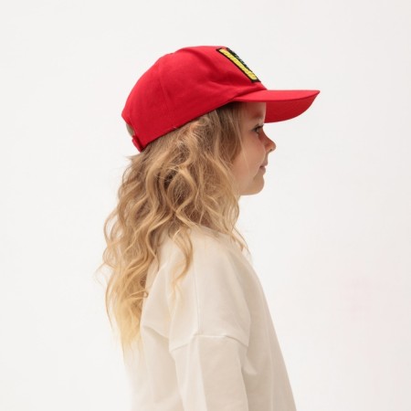 Cap for the girl Minaku "Love" color red, rr 52-2