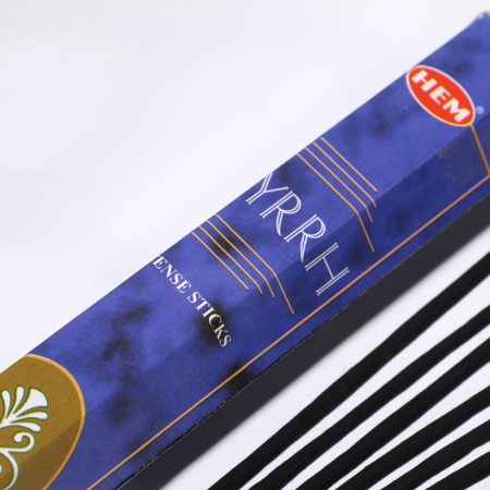 Incense hem "Myrrh. Mirra", 20 wands in the package, hexagon-1