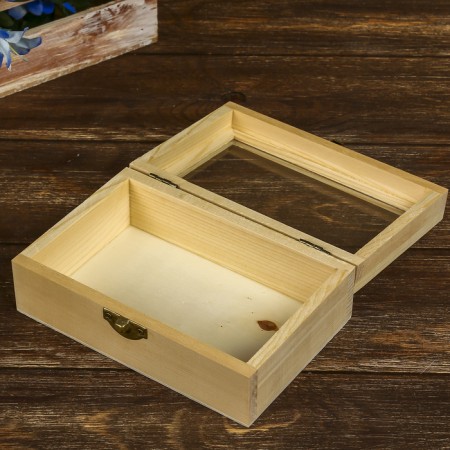 Browner for painting wood with glass "rectangular" 5.5x15x10 cm-1