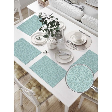 Set of napkins for setting the table "frost", rectangular, size 32x46 cm, 4 pcs-1