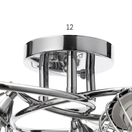 Chandelier 73172/6 E27 40W chrome 60x60x26 cm Bayerlux-3
