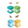 Developing game "Smart Sorter. Animals, birds, fish, insects "