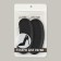 Five -holders for shoes, on adhesive base, steam, black color