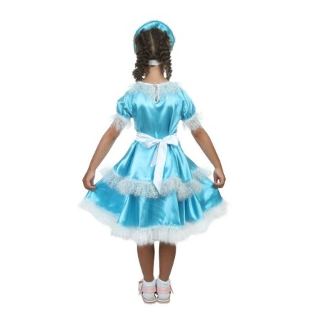 The carnival costume "Snow Maiden Snow", Atlas, p. 28, growth 98-104 cm-1