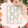 Stickers on the windows "New Year" Christmas tree decorations, 27 x 18 cm