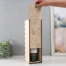 Casket for painting, under the bottle 
