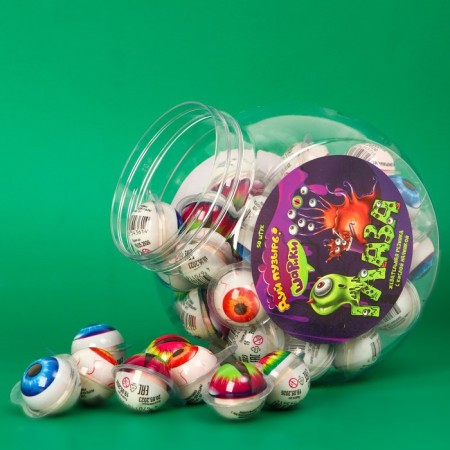Chewing gum with sour filling "Brush the bubble!", Eyes, 10 g-3