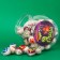 Chewing gum with sour filling "Brush the bubble!", Eyes, 10 g