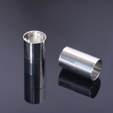 Magnetic lock lock, l = 20 mm, d (internal) = 12 mm, (set 2 pcs.), Silver color