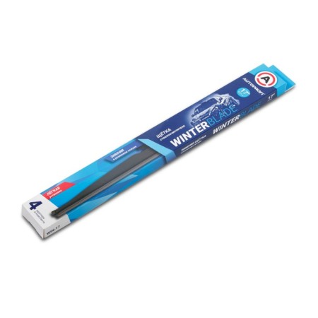Autoprofi wiper brush, winter, in a rubber casing, 4 adapters 17 inches, 425 mm 9868-5