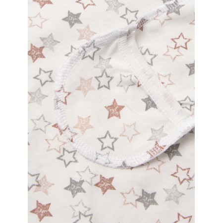 A set for a newborn (hat/blouse/slider) "stars", color Beige, height 56 ​​cm-2