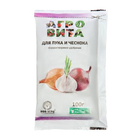 Water -soluble fertilizer "agrovita", for onions and garlic, 100 g