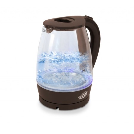Electric kettle "Don-1", glass, 1.8 l, 1850 watts, brown color