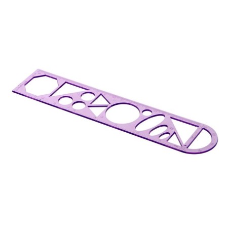 Time of stencil - Transporter, 3 in 1, 20 cm, tinted, fluorescent, mix-2