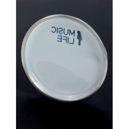 Plastic for the drum of Music Life 6 inches, white-3