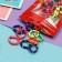 Hair elastic band "Sports Strokes" (set 50 pieces) 2.5 cm, mix