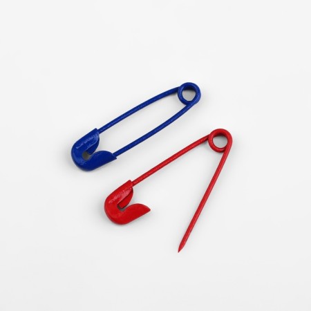 English pins, 19 mm, 80 pcs, colorful color-2