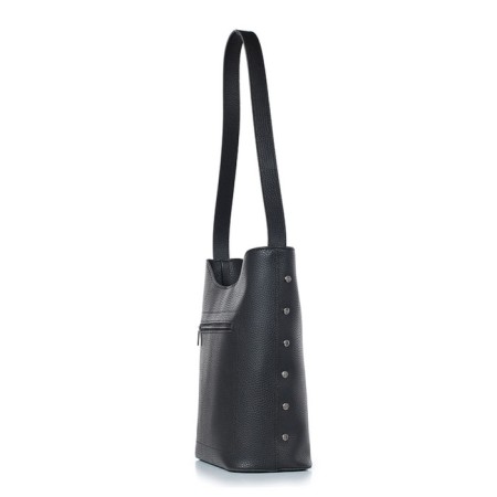 Female bag, artificial leather, 255x295x115 cm, black-2
