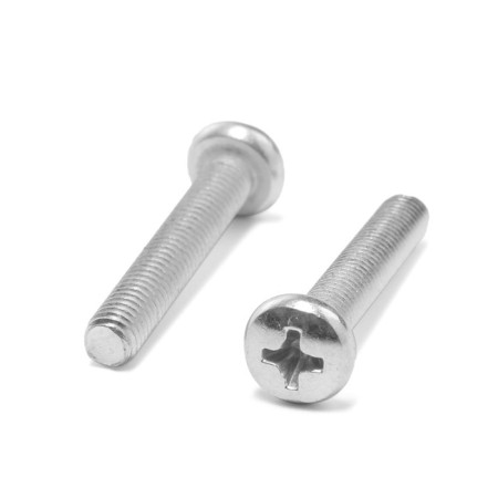 Screw, with a semicircular head, galvanized, Din7985, M5x30 mm, 1000 pcs-2