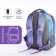 Backpack from textiles on lightning, Erich Krause, 1 pocket, lilac color