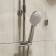 Shower system IDDIS MALE MALSB3FI06, tropical shower, shower, brass, chrome