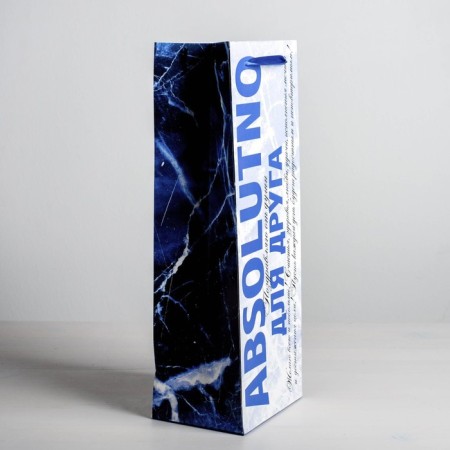 Gift package for a bottle, packaging, "absolutely", 36 x 13 x 10 cm-1