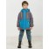 Windbreaker for boys, height 116 cm, gray color
