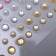 Halfusins ​​adhesive "needlework. Galled Age" 120 pcs, 3-6 mm