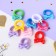 Hair gum "Bow" (set of 30 pcs) peas, mix