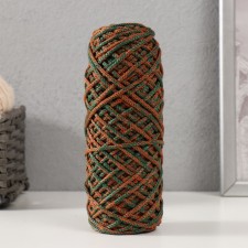 Knitting cord 35% cotton, 65% polypropylene 3 mm 85m/160 ± 10 g (mountain ash/emerald)