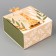 Gift folding box, packaging, "Girafics", 15 x 15 x 8 cm