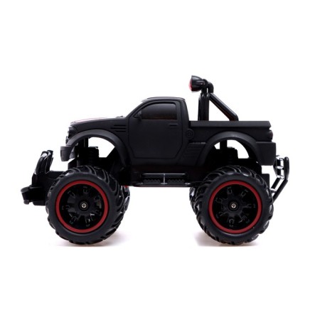 Radio -controlled jeep "Pickup", 1:20, works from the battery, the color is black-1