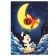 Diary A5, 40 sheets, with embossing, on a clip, Soyuzmultfilm, a kitten named Gav