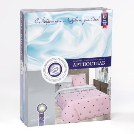 Bed linen Duet Artpostel "Glamur", 143x217cm - 2pcs, 220x240, 70x70cm - 2pcs-3