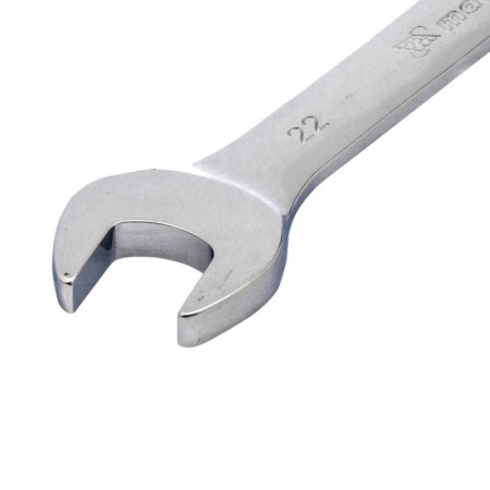 Combined rattling key Matrix 14814, CRV, mirror chromium, 22 mm-1