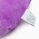 Decorative Ethel Pillow "Cat", purple color, 48x38cm, velor, 100% polyester
