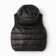 Warm vest of children, black color, height 116-122 cm