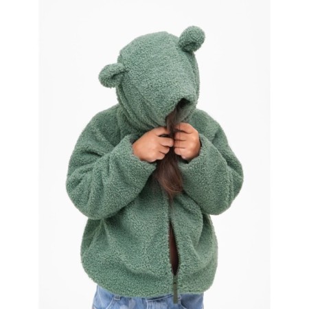Children's sweatshirt Amarobaby Bear, height 116 cm, green color-22