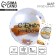 Shard foil circle 18 "Happy Birthday", color silver, with a substrate