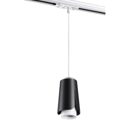 Tulip track lamp, 9W GU10, 1-F, black color