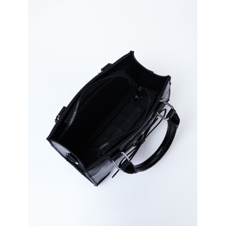 Women's bag, 20*8*14, lightning departure, belt lengths, black-8