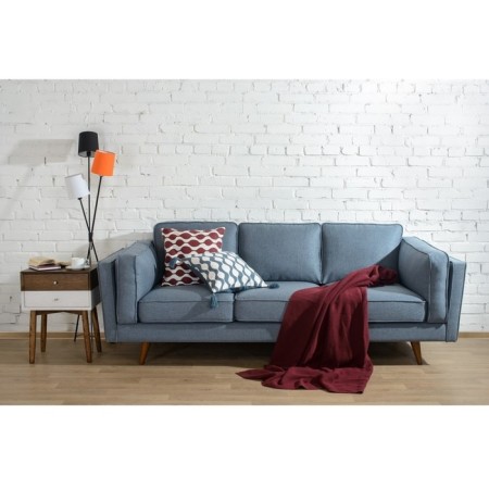 Case on the pillow Traffic Cuts & Pieces, 45x45 cm, burgundy color-3