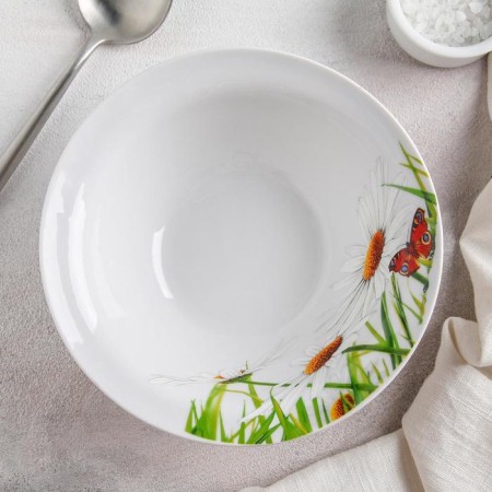 Porcelain plate "Chamomile", 550 ml-1