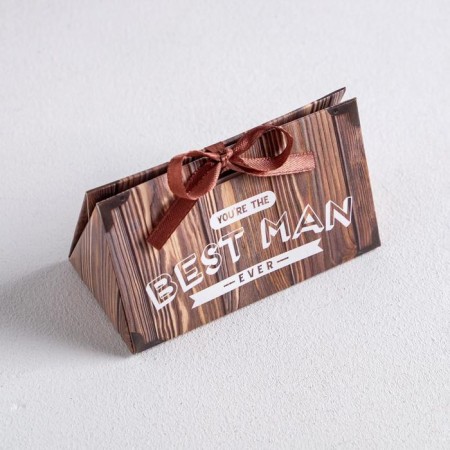 Bonbonniere box, gift packaging, “Best Man”, 10 x 5.5 x 5.5 cm-1