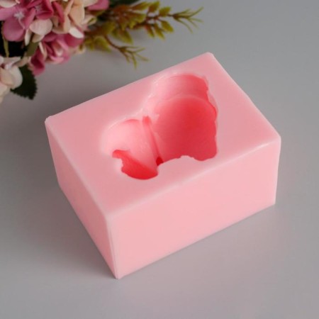 Silicone form "Cat British with a bow"-1