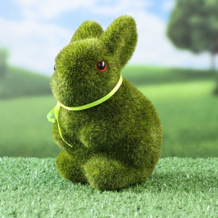 Figure "Grassmill Bunny" 8x8.5x14cm-1