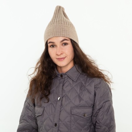 Female capacible hat, cocoa color, size 52-56-1