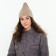 Female capacible hat, cocoa color, size 52-56