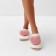 Women's slippers, size 38-39, pink color